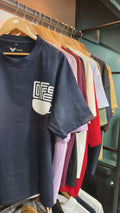 Plain oversized t-shirts in multiple colours on rack